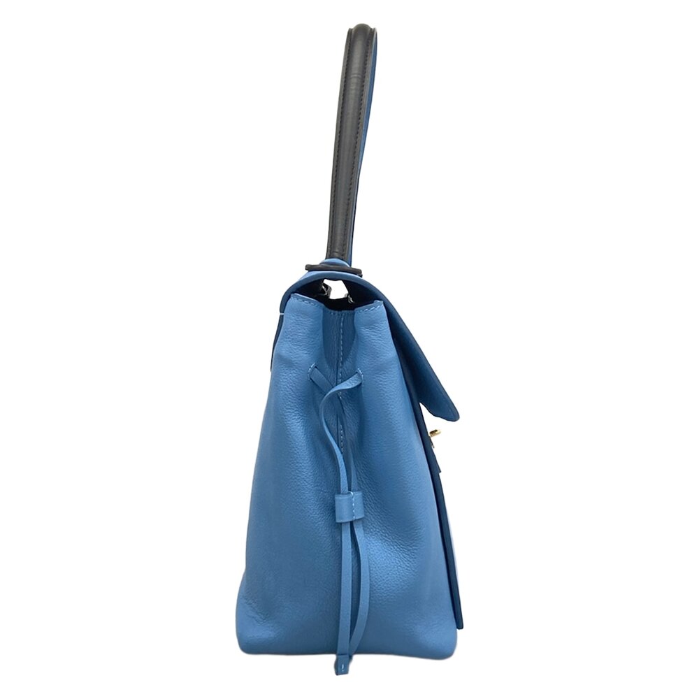 Louis Vuitton Lockme MM Lockme Handbag Light Blue Black - Picture 2 of 16